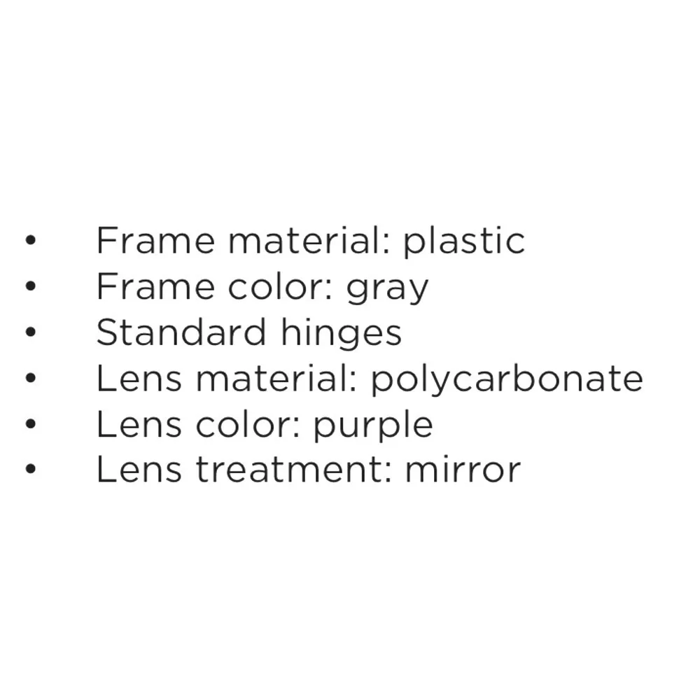 Tek Gear Shield Wrapped Mirrored Sunglasses